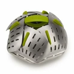 Joseph Joseph - Bloom Steel Folding Steamer Basket Green