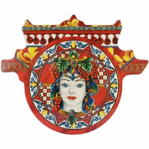 Baci Milano - Joke Sicily Red Cart Cutting Board Large 3 Baci Milano - Joke Sicily Red Cart Cutting Board Large