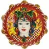 Baci Milano - Joke Sicily Red Tambourine Cutting Board Large -Deals Chopping Boards Store 198589 Large