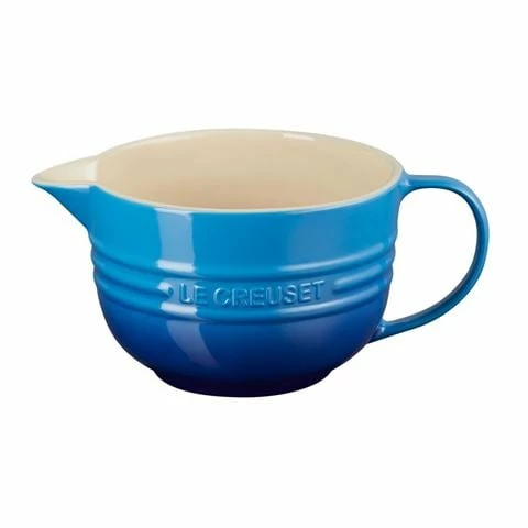 Le Creuset - Stoneware Mixing Jug Azure Blue 2.25L 3 Le Creuset - Stoneware Mixing Jug Azure Blue 2.25L