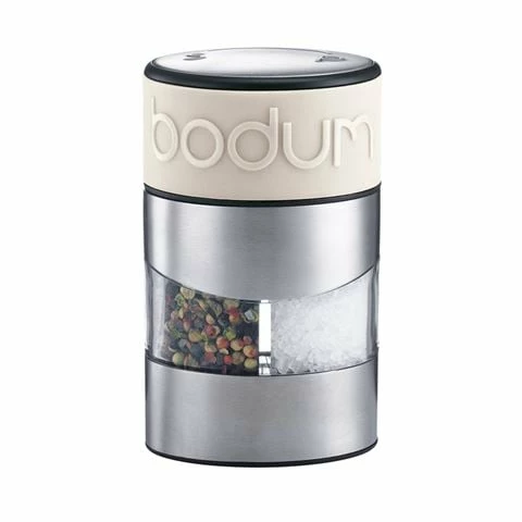 Bodum - Twin Salt & Pepper Grinder Off White 3 Bodum - Twin Salt & Pepper Grinder Off White