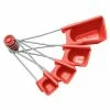 Dreamfarm - Levoons Measuring Spoon Red Set 4pce -Deals Chopping Boards Store 542484 Large