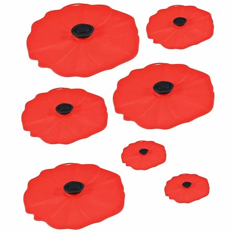 Charles Viancin - Poppy Lid Set 7pce 3 Charles Viancin - Poppy Lid Set 7pce