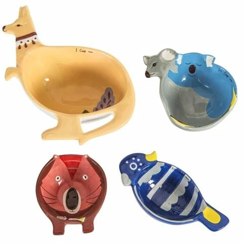 Australiana - Fauna Measuring Cup Set 4pce 3 Australiana - Fauna Measuring Cup Set 4pce