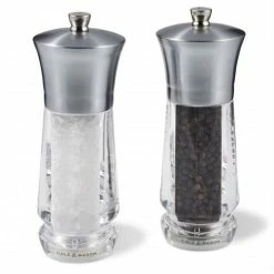 Cole & Mason - Exford Nickel Salt & Pepper Mill Set 2pce