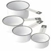 Academy Home Goods - Austen Measuring Cup Set White/Grey 4pc 1 Academy Home Goods - Austen Measuring Cup Set White/Grey 4pc -Deals Chopping Boards Store 579167 Large
