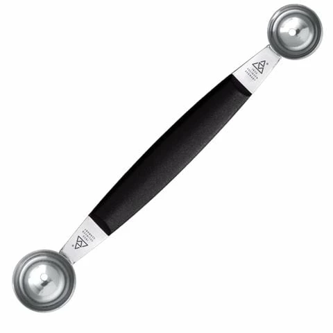 Triangle - Twin Head Stainless Steel Melon Baller 22/25mm 3 Triangle - Twin Head Stainless Steel Melon Baller 22/25mm