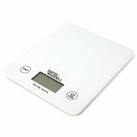 Davis & Waddell - Atlas Electronic Kitchen Scale White 3 Davis & Waddell - Atlas Electronic Kitchen Scale White