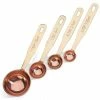 Academy Home Goods - Copper-Plated Measuring Spoon Set 4pce -Deals Chopping Boards Store 587047 Large