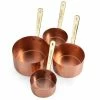 Academy Home Goods - Copper-Plated Measuring Cup Set 4pce -Deals Chopping Boards Store 587048 Large