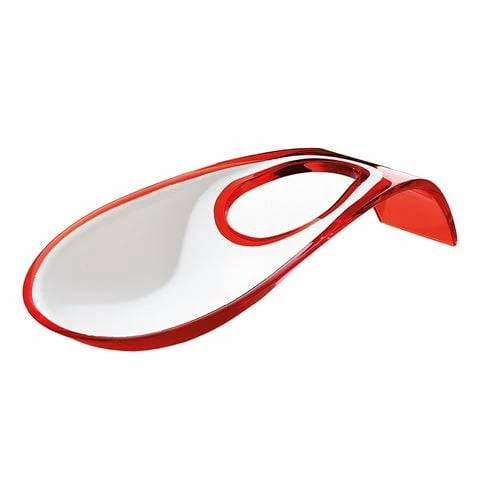 Guzzini - Two Tone Ladle Rest Red 3 Guzzini - Two Tone Ladle Rest Red