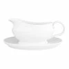Wilkie Bros Wilkie Brothers - Gravy Boat With Saucer Set Super White -Deals Chopping Boards Store 593099 Large
