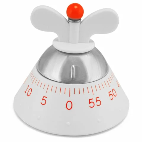 Alessi - Michael Graves Kitchen Timer White 3 Alessi - Michael Graves Kitchen Timer White